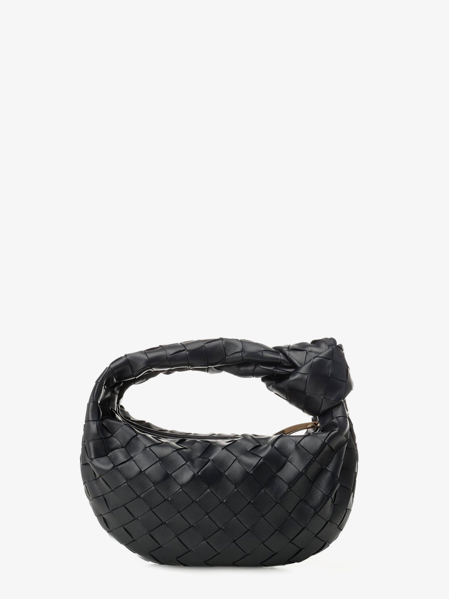 Mini Jodie leather handbag with Intrecciato motif