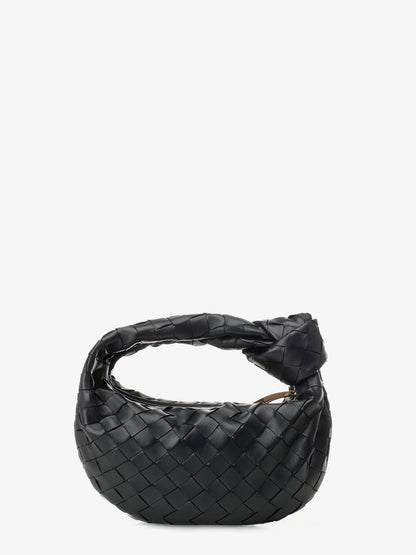 Mini Jodie leather handbag with Intrecciato motif thumbnail