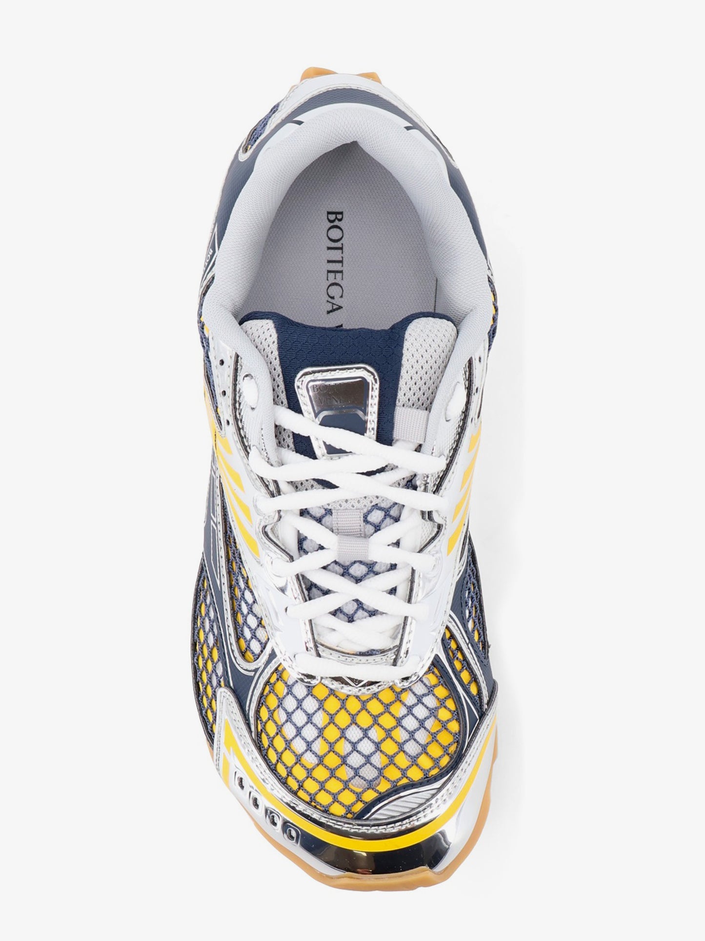 Orbit mesh and leather sneakers