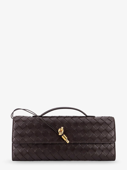 Andiamo Leather Clutch with Intrecciato motif thumbnail
