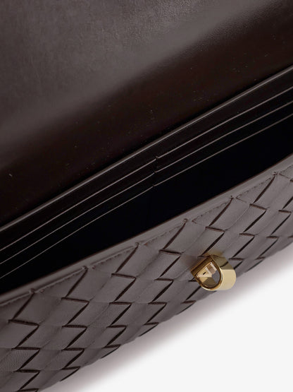Andiamo Leather Clutch with Intrecciato motif thumbnail