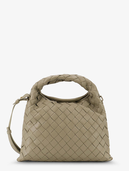 Mini Hop leather crossbody bag with Intrecciato pattern thumbnail