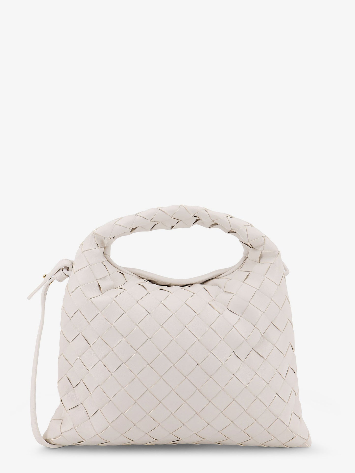 Mini Hop leather crossbody bag with Intrecciato pattern
