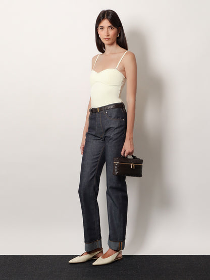 Bang Bang leather shoulder bag with Intrecciato pattern thumbnail