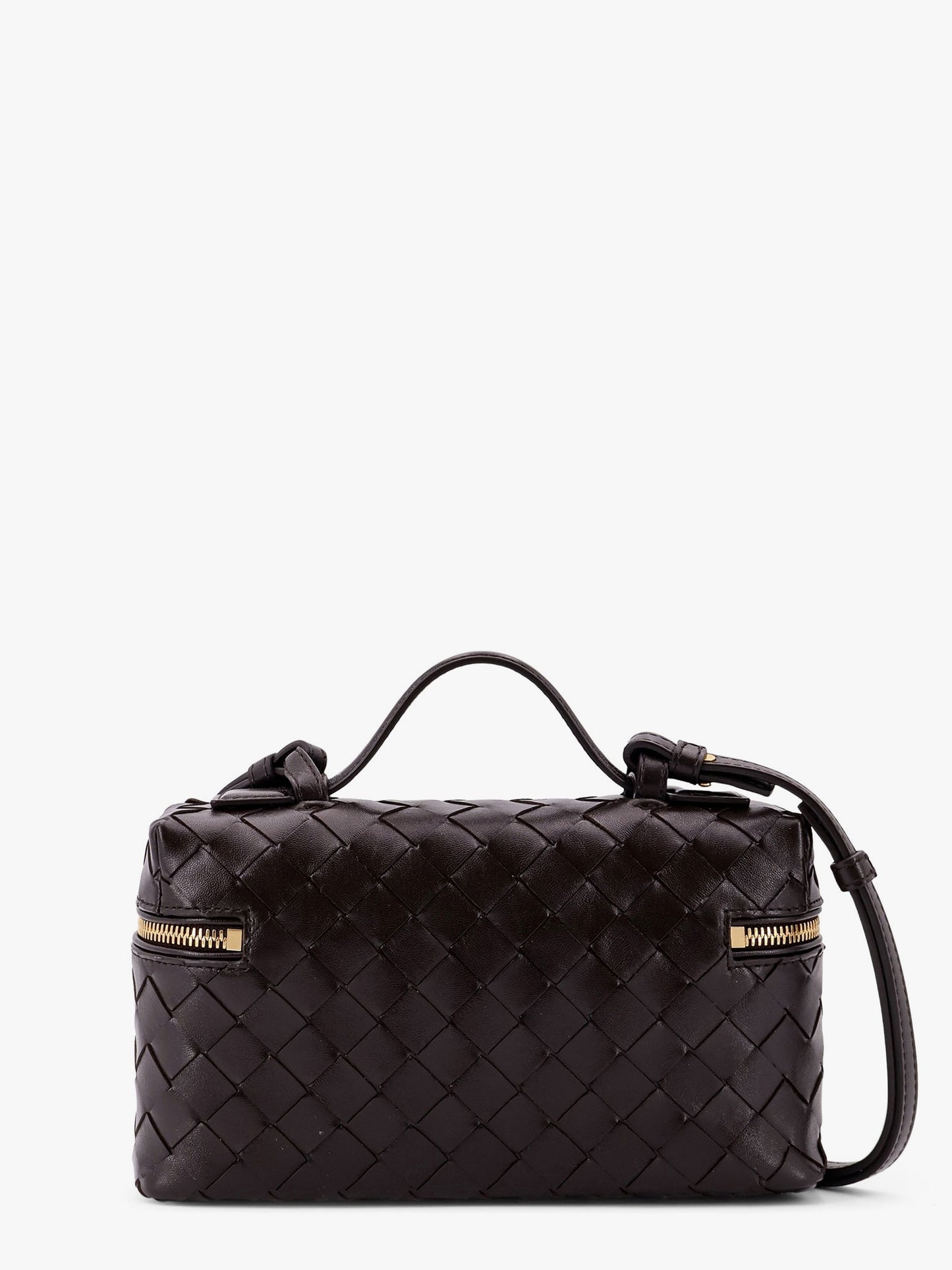 Bang Bang leather shoulder bag with Intrecciato pattern