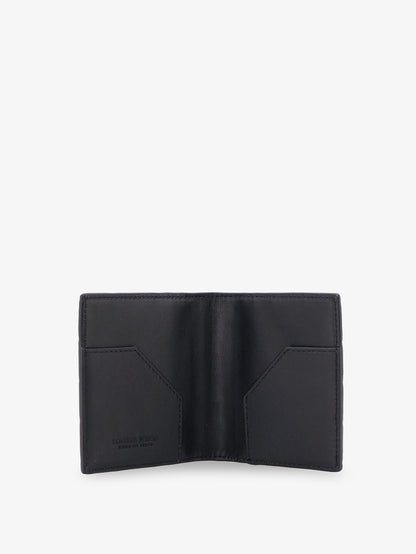 Leather card holder with Intrecciato motif thumbnail