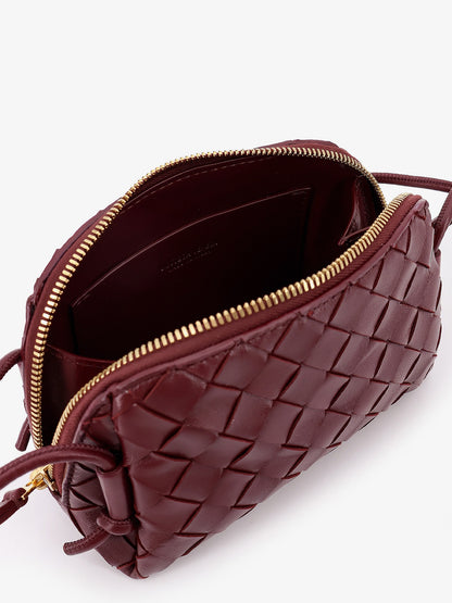 Concert Pouch leather shoulder bag with Intrecciato motif thumbnail