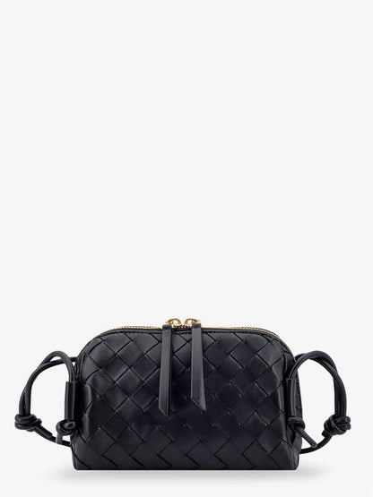 Concert Pouch leather crossbody bag with Intrecciato motif thumbnail