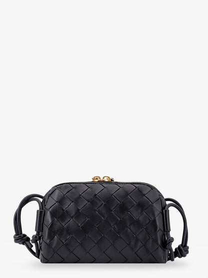 Concert Pouch leather crossbody bag with Intrecciato motif thumbnail
