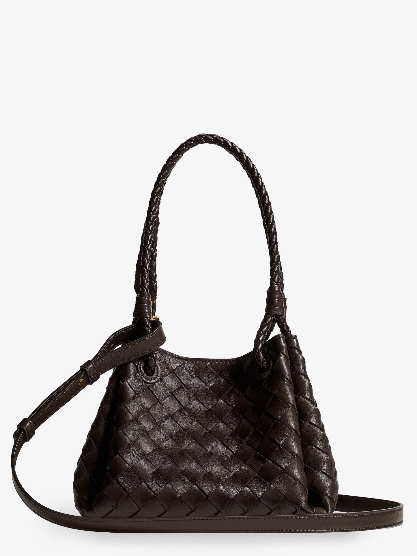 Parachute leather crossbody bag