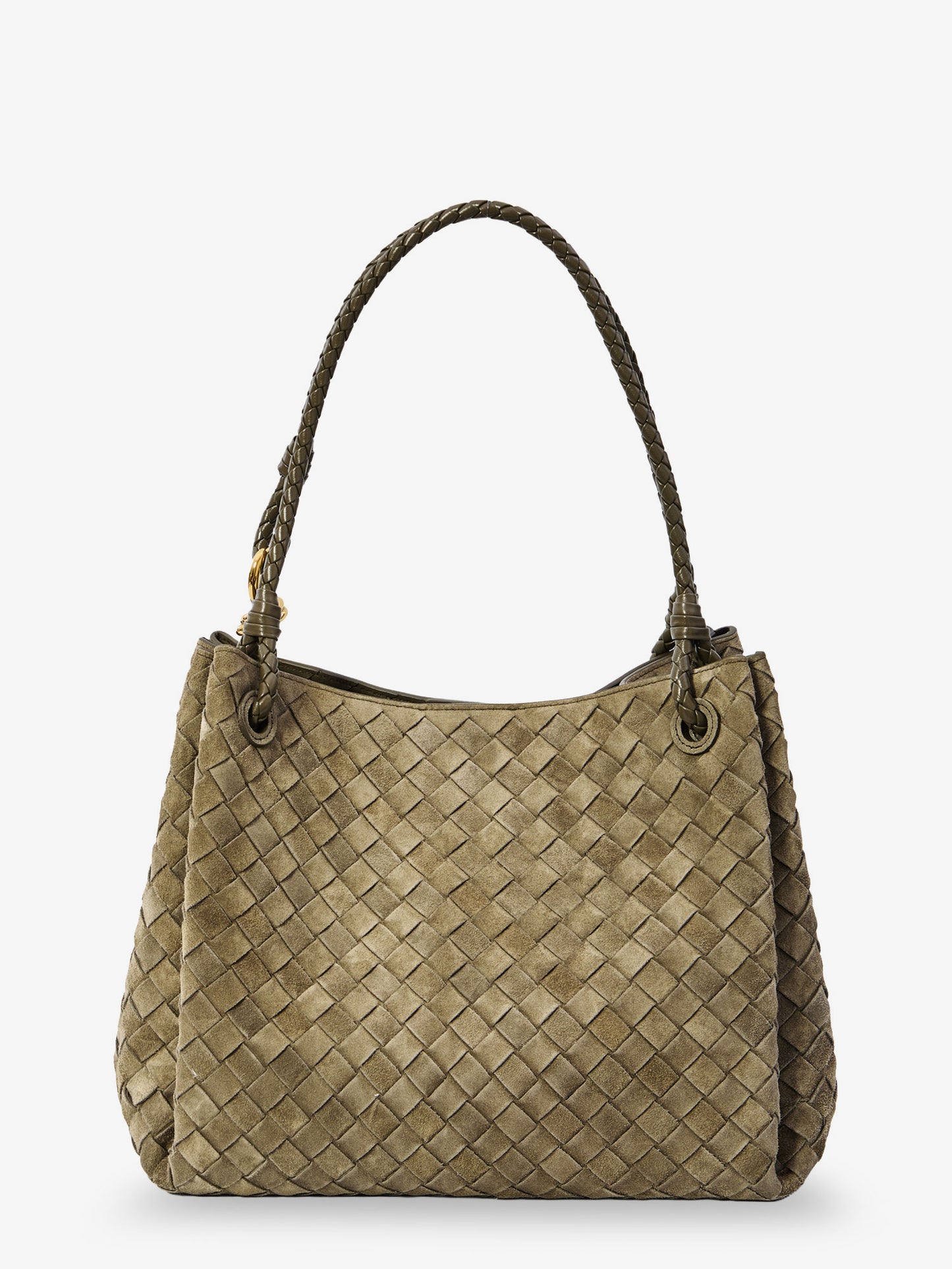Parachute Large suede shoulder bag
