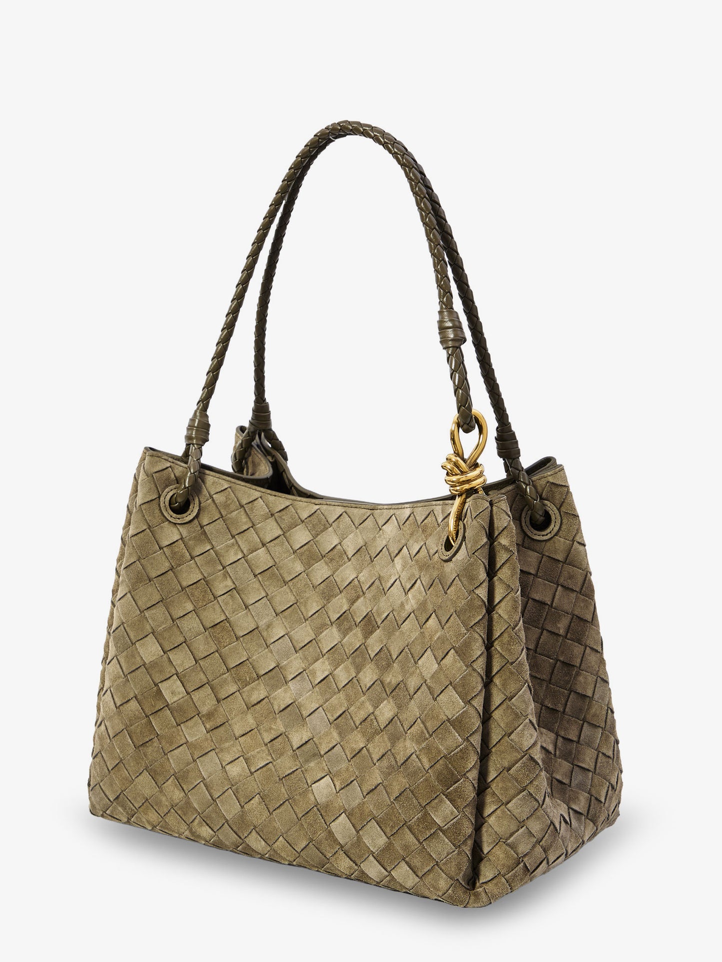 Parachute Large suede shoulder bag