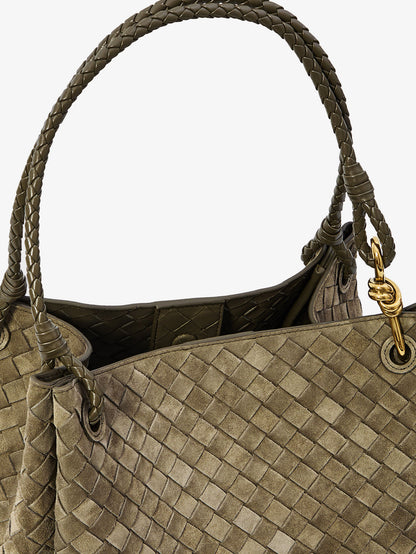 Parachute Large suede shoulder bag thumbnail