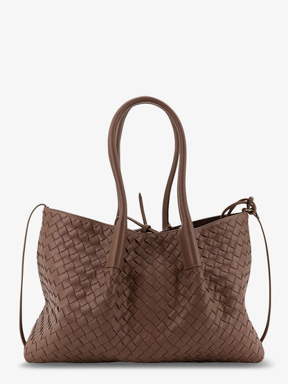 Pinacoteca leather handbag with Intrecciato motif thumbnail