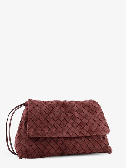 Suede Giorno crossbody bag with Intrecciato motif thumbnail