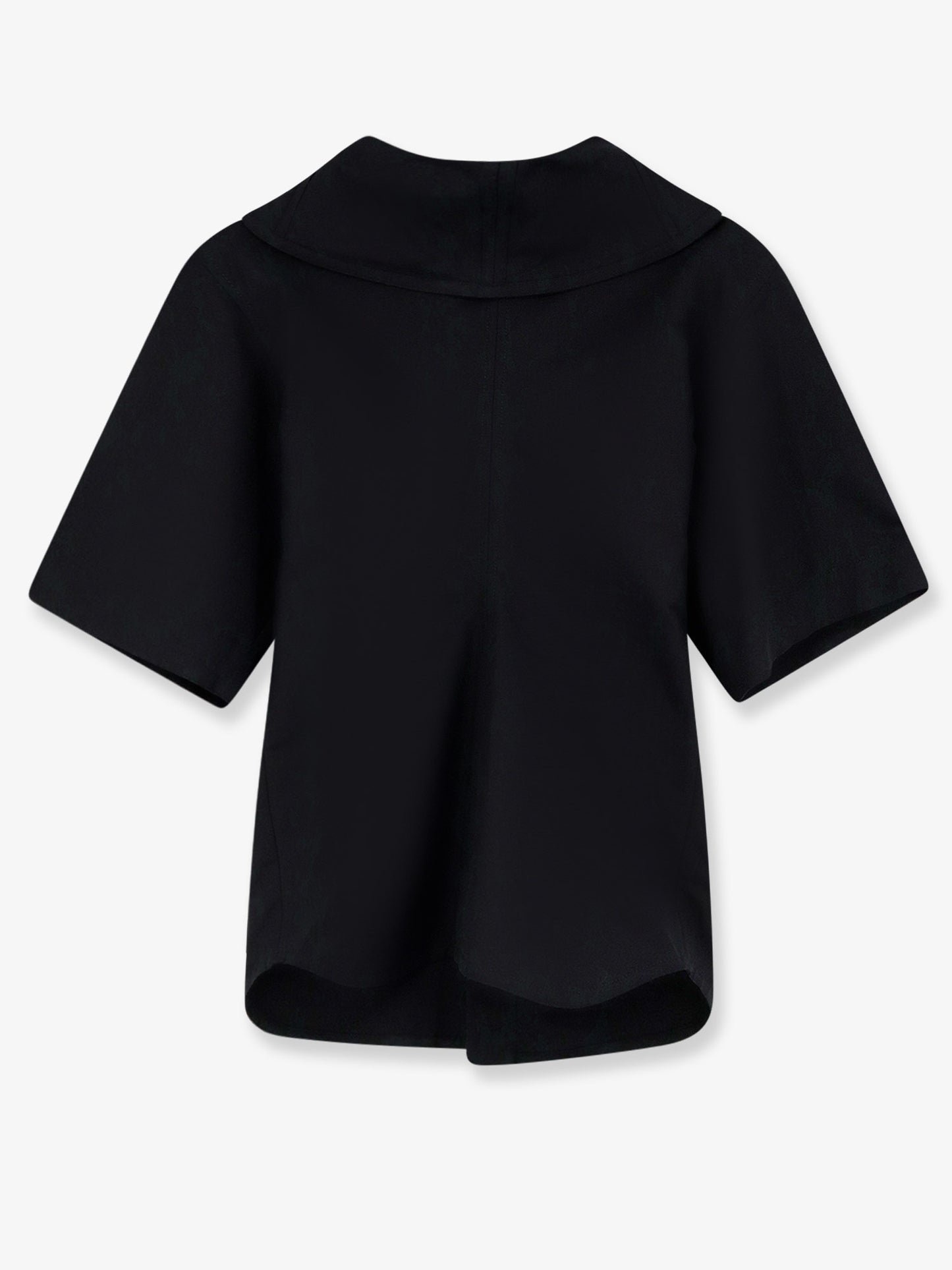 Compact cotton canvas shirt with Square Knot buttons