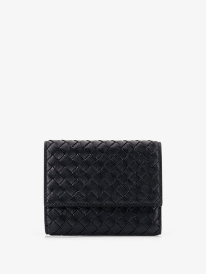 Bi-fold Intrecciato wallet with zip thumbnail