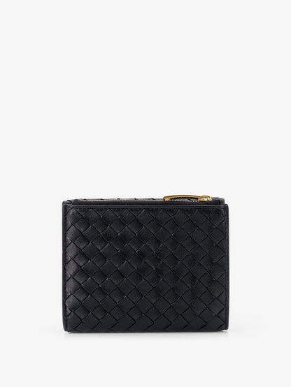 Bi-fold Intrecciato wallet with zip thumbnail