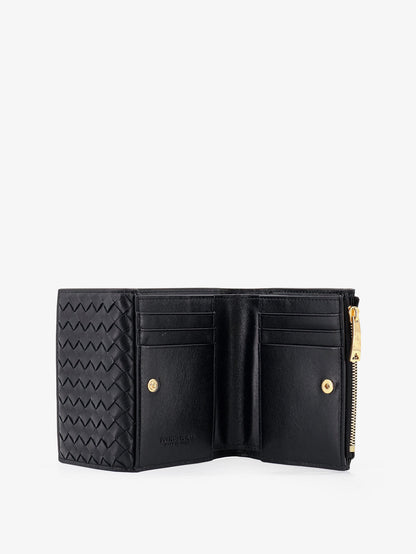 Bi-fold Intrecciato wallet with zip thumbnail
