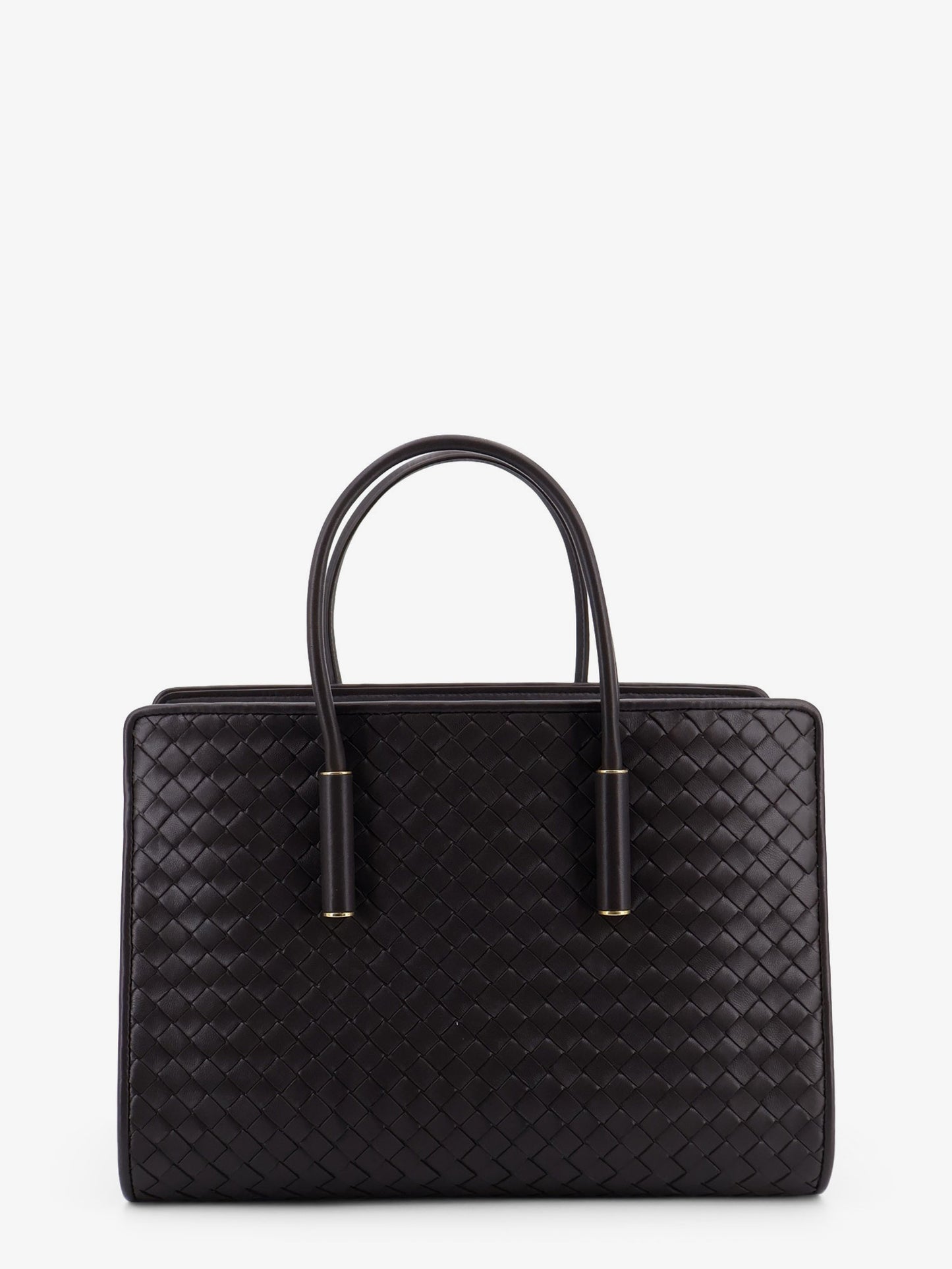 Barbara leather handbag with Intrecciato motif