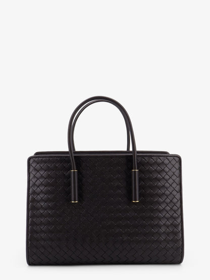 Barbara leather handbag with Intrecciato motif thumbnail