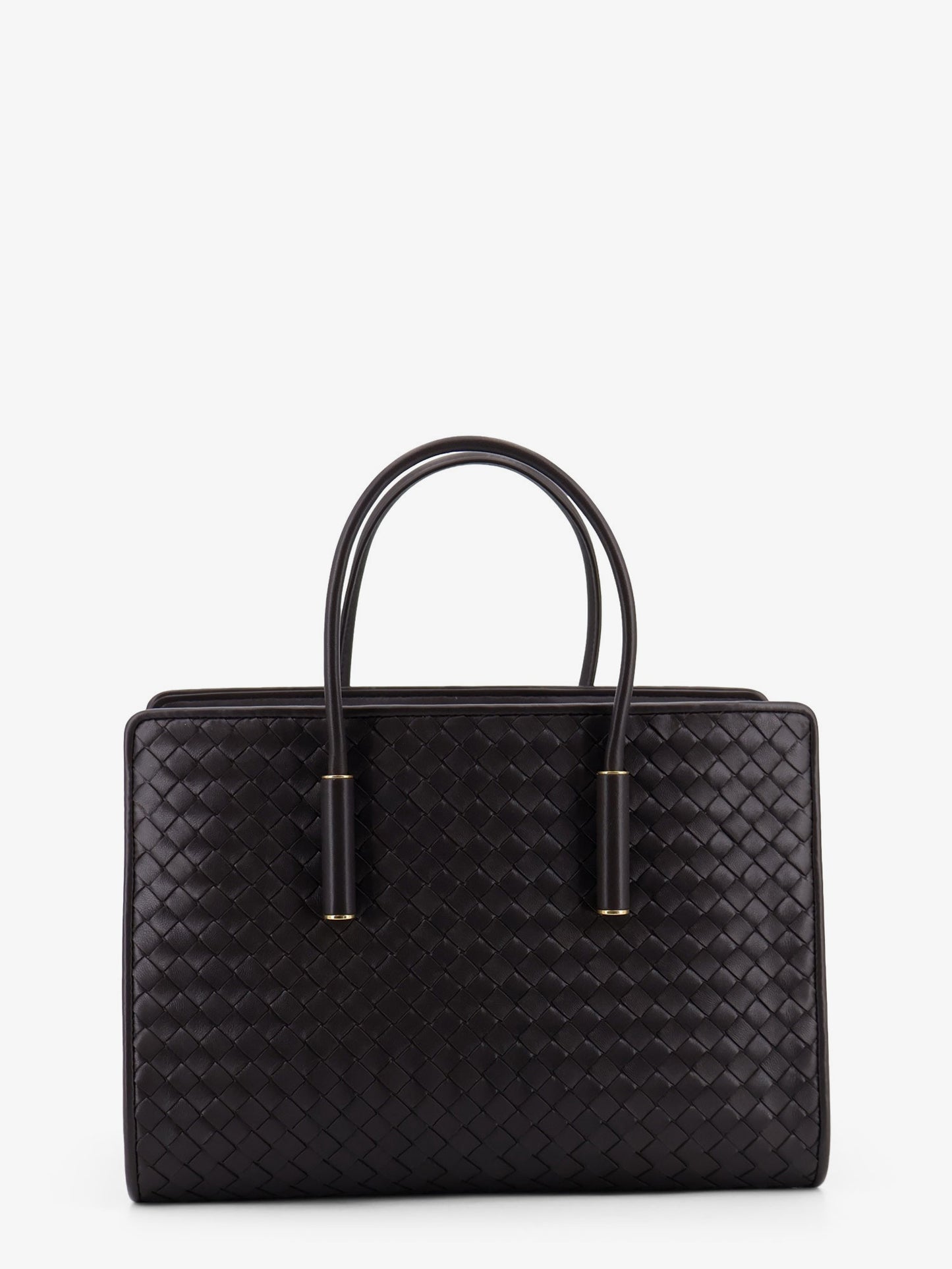 Barbara leather handbag with Intrecciato motif