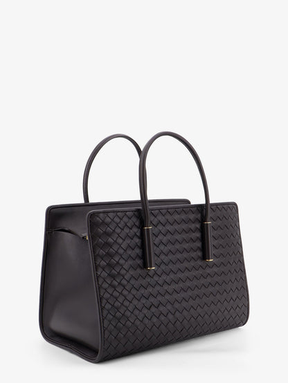 Barbara leather handbag with Intrecciato motif thumbnail