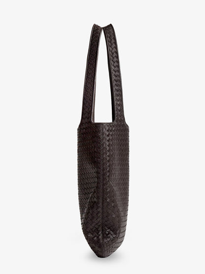 Veneto leather shoulder bag with Intrecciato motif thumbnail