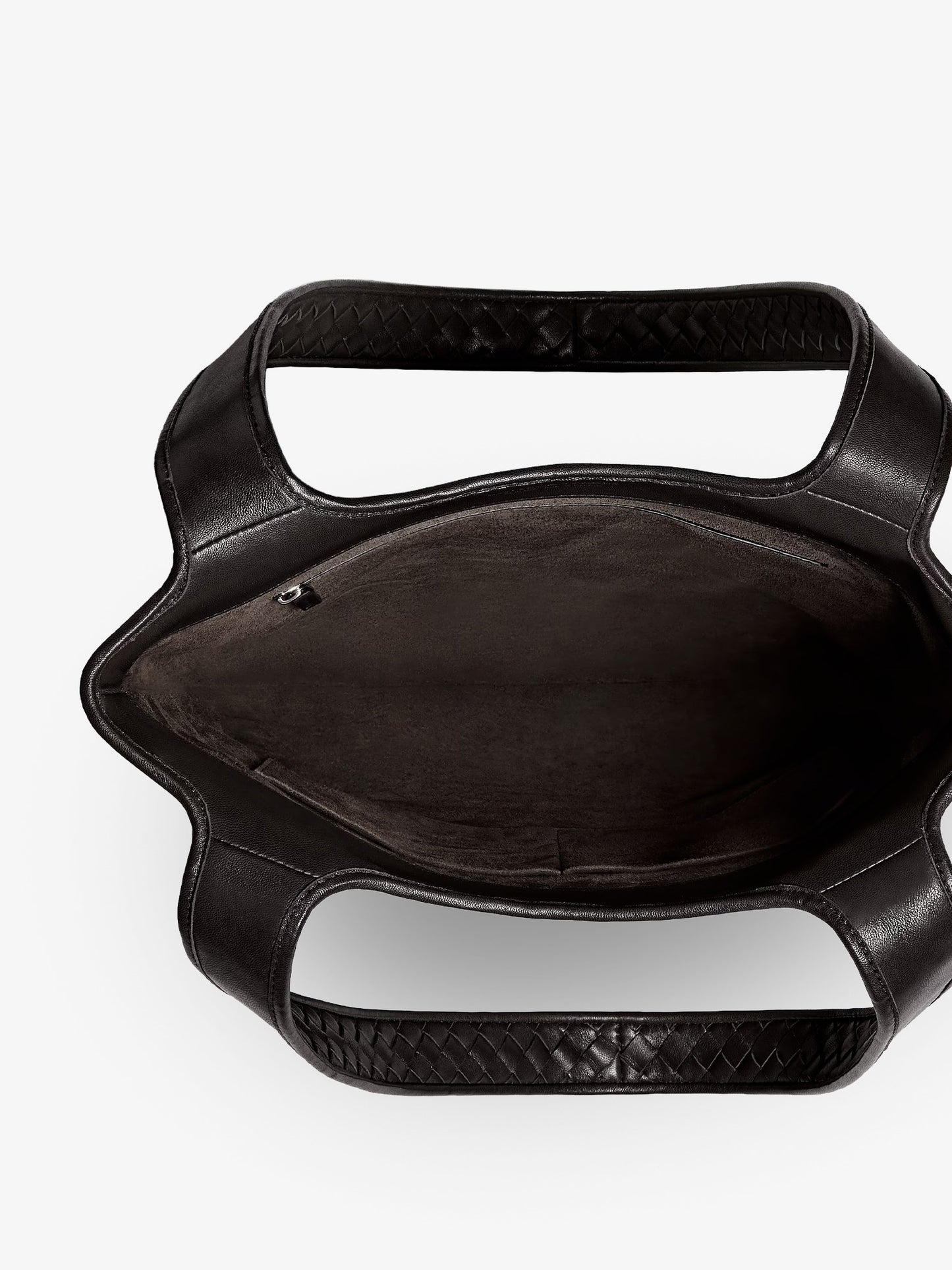 Veneto leather shoulder bag with Intrecciato motif