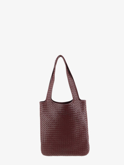 Veneto leather shoulder bag with Intrecciato motif thumbnail
