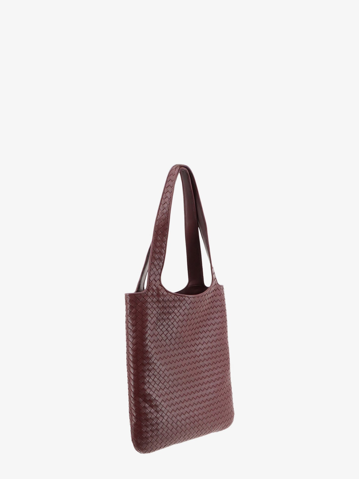 Veneto leather shoulder bag with Intrecciato motif