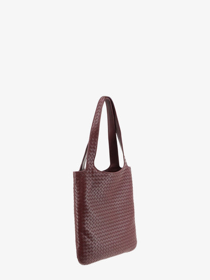 Veneto leather shoulder bag with Intrecciato motif thumbnail