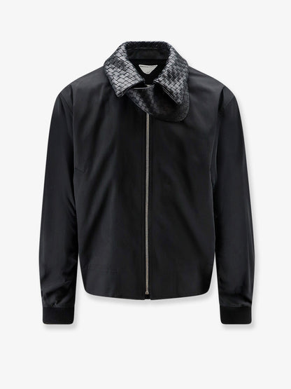 Nylon and cotton jacket with Intrecciato details thumbnail