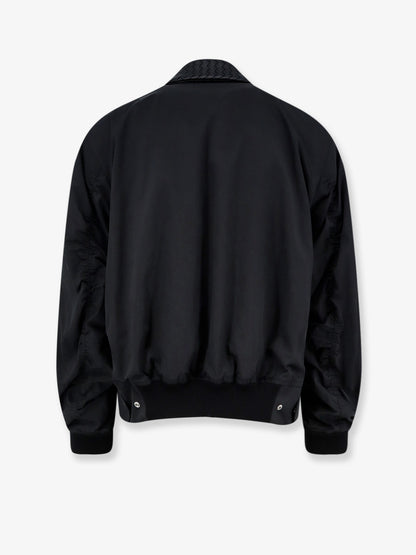 Nylon and cotton jacket with Intrecciato details thumbnail