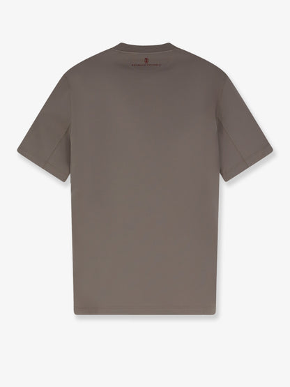 Cotton T-shirt with front embroidery thumbnail