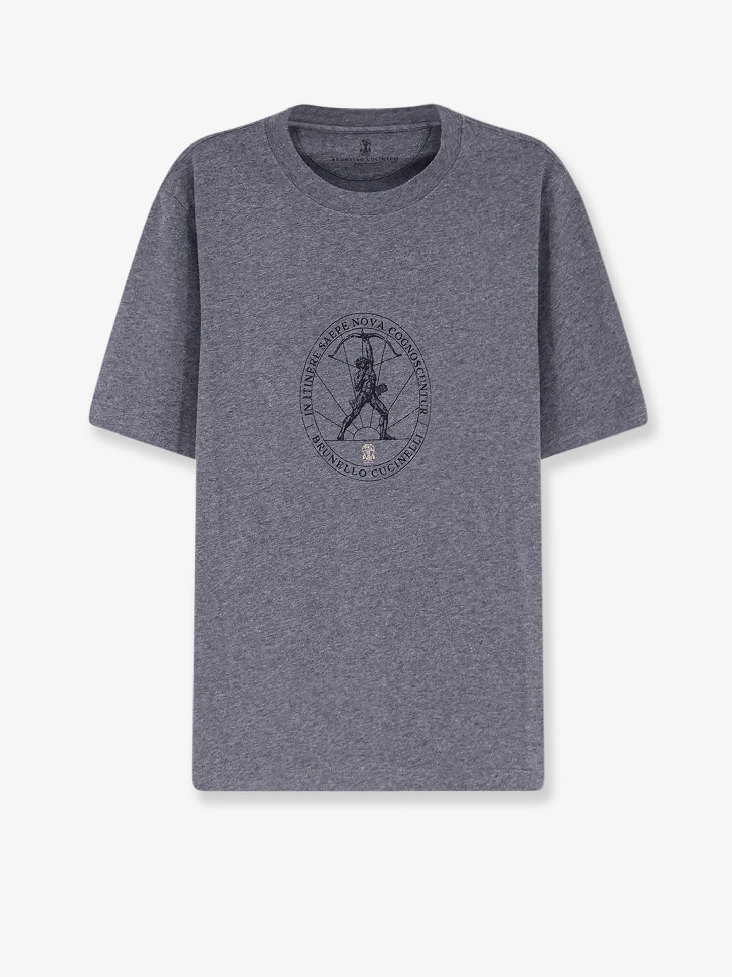 T-shirt in cotone con stampa frontale