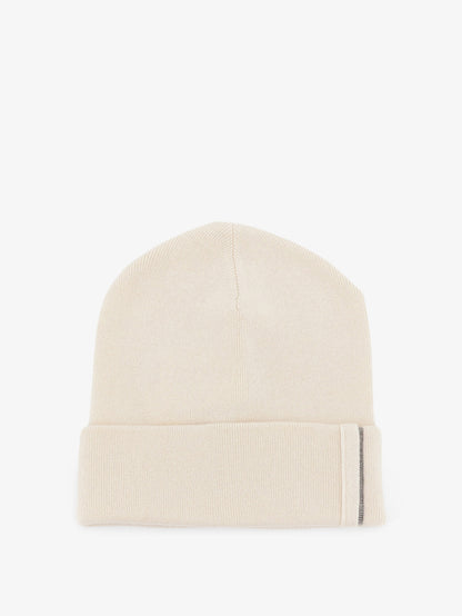 Cappello in cashmere con dettaglio Monile thumbnail