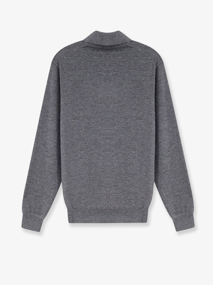 Cashmere and silk polo shirt thumbnail