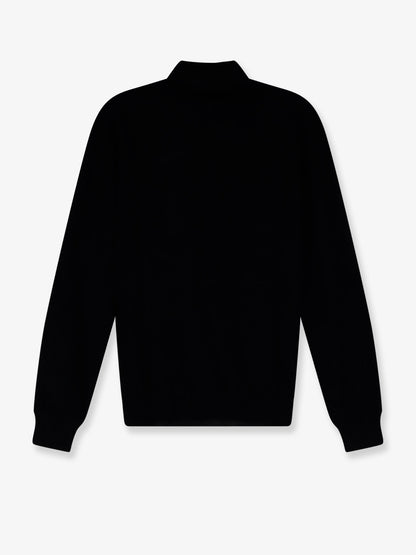 Cashmere and silk polo shirt thumbnail