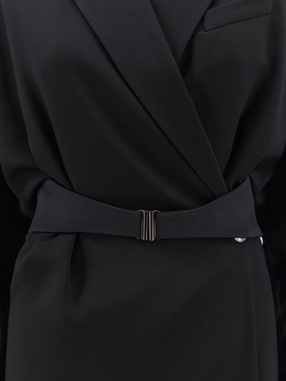 Chemisier Dress with Tuxedo-style band thumbnail