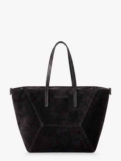 Borsa a spalla BC Duo in suede con logo inciso thumbnail
