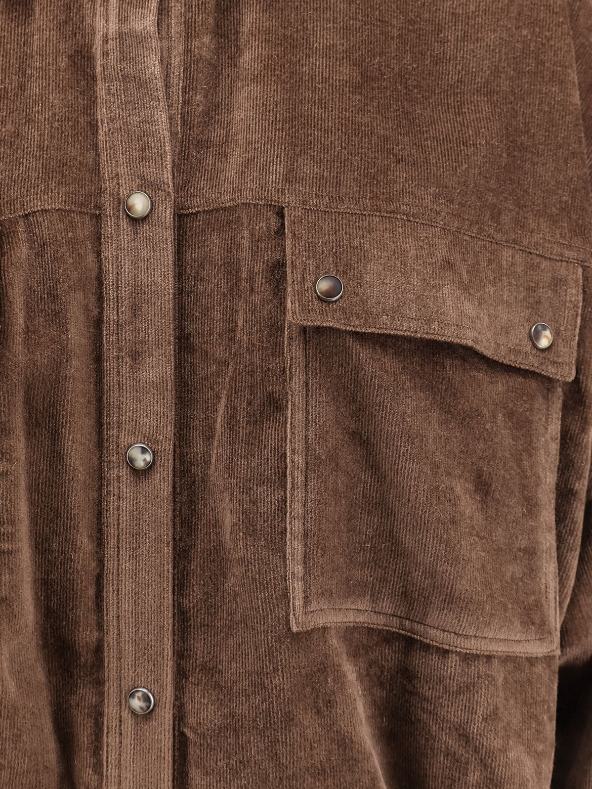 Camicia in velluto a costine