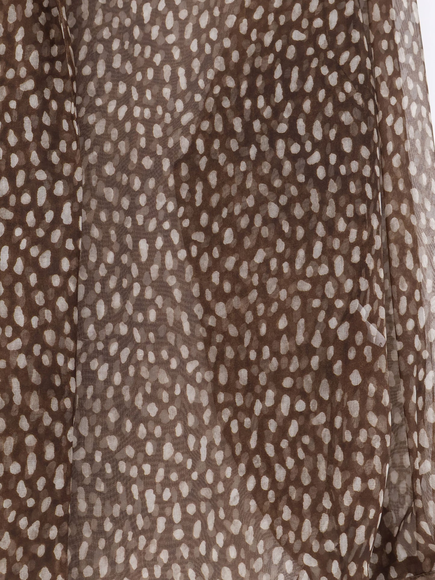 Camicia in seta trasparente