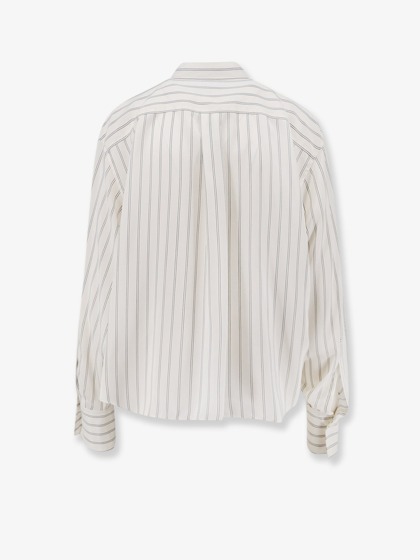 Camicia in seta a righe