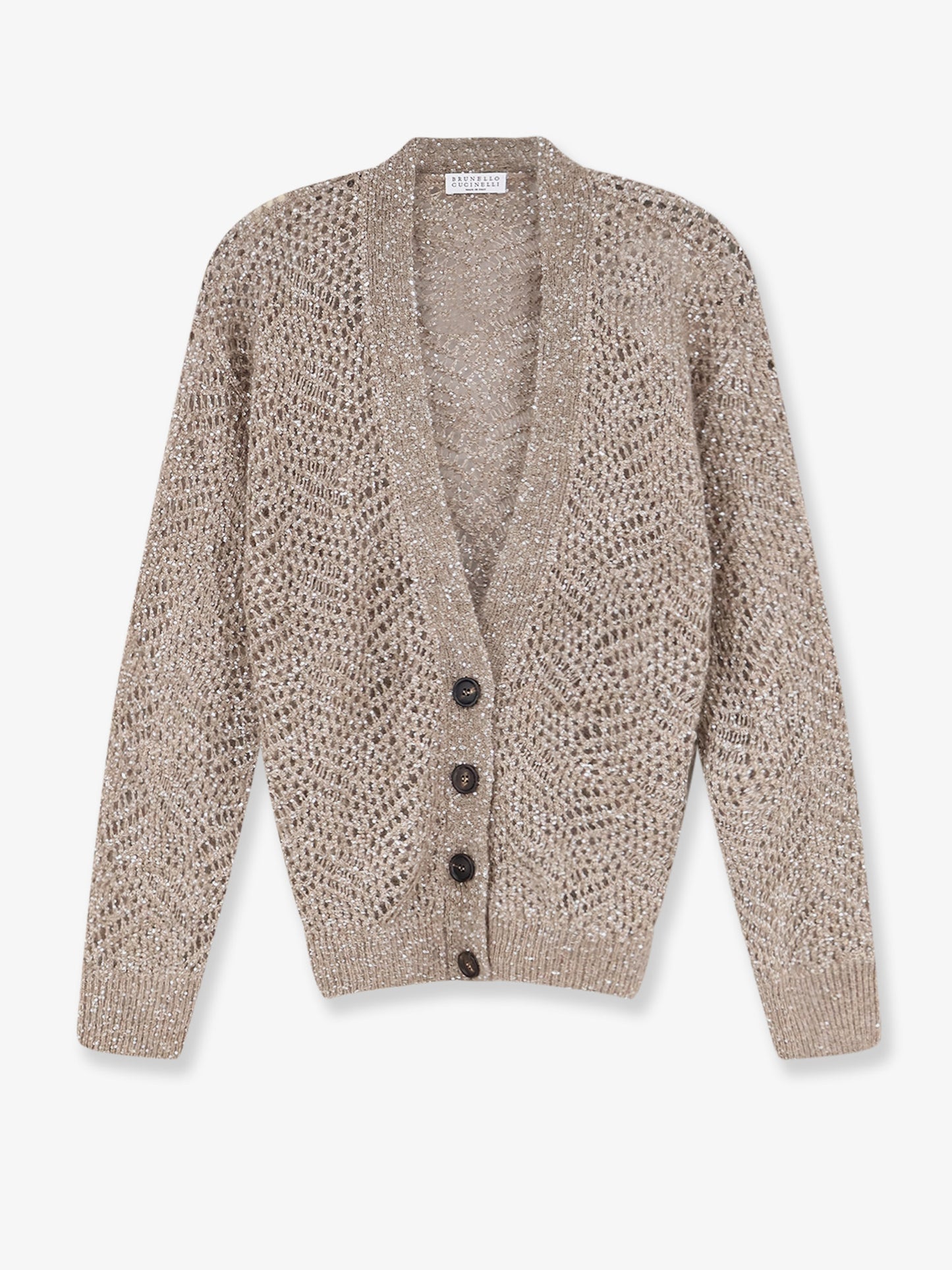 Cardigan in misto mohair con iconico motivo Dazzling