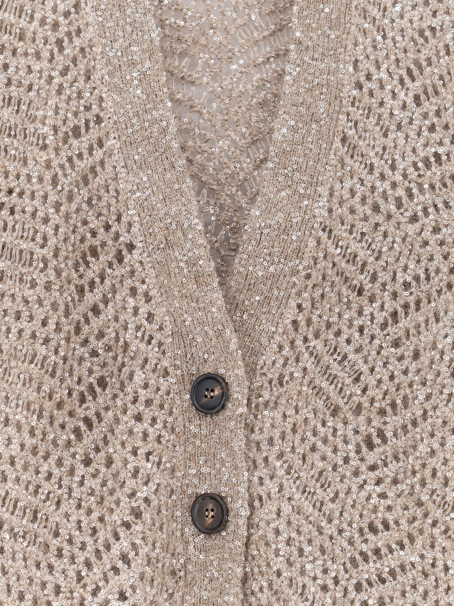 Cardigan in misto mohair con iconico motivo Dazzling