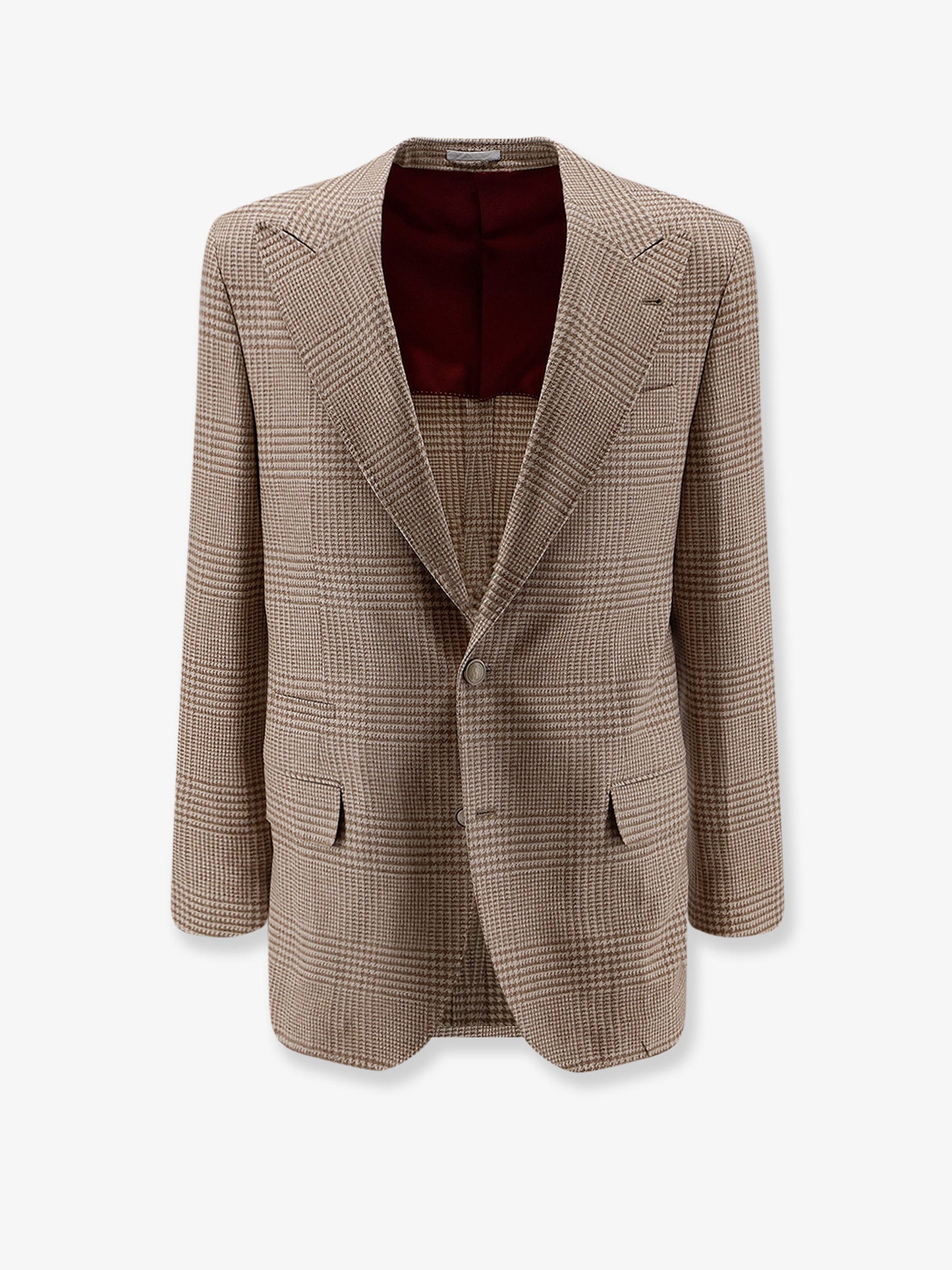 Blazer monopetto in lana e cashmere