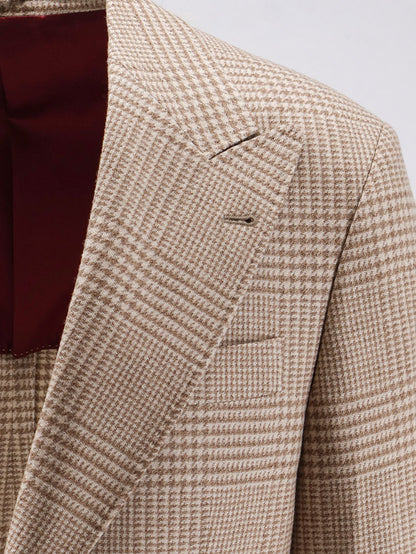Blazer monopetto in lana e cashmere thumbnail