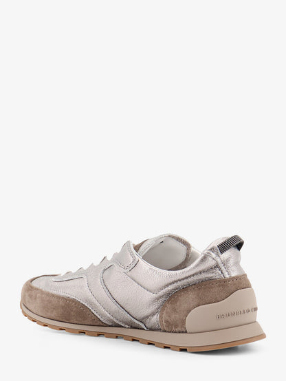 Sneakers in pelle laminata e suede thumbnail
