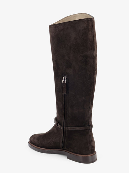 Precious Strap Suede Boots thumbnail